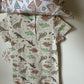 Triangle & Dino Romper (With Tags) / 3-6m