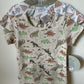 Triangle & Dino Romper (With Tags) / 3-6m