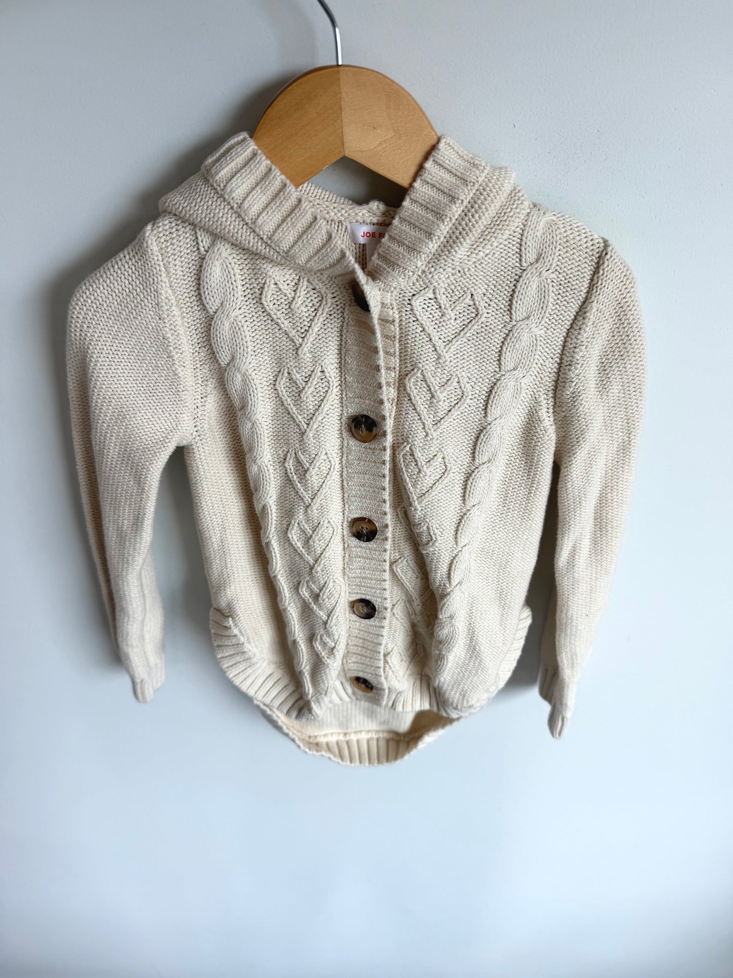 Cable Knit Hood Sweater / 5 years