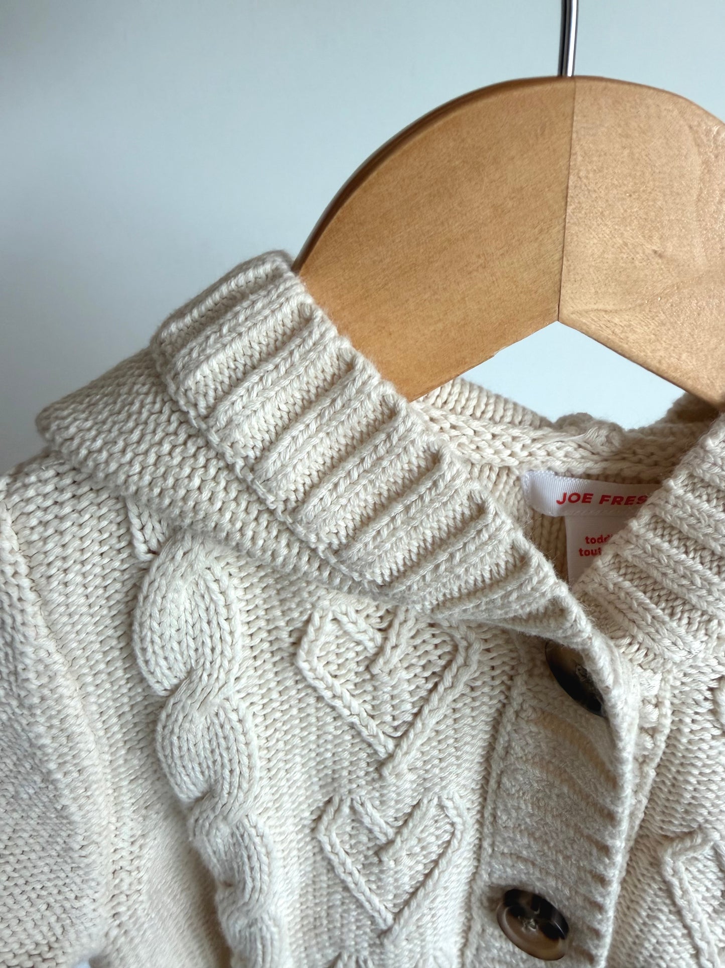 Cable Knit Hood Sweater / 5 years