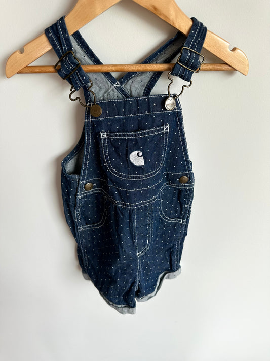 Carhartt Dotted Short Overalls / 18m
