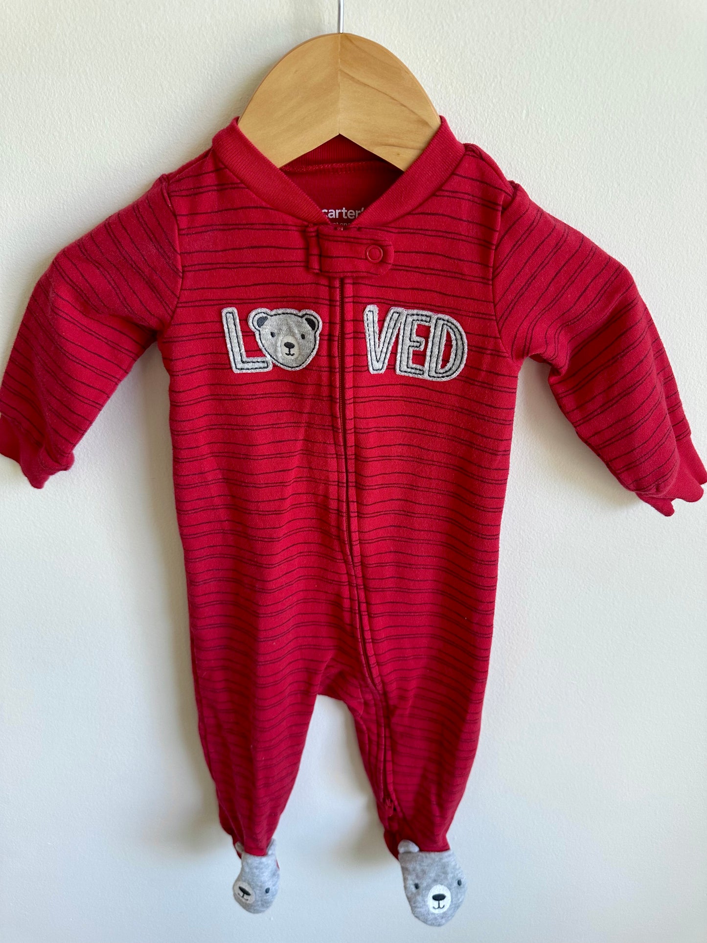 Red Striped Sleeper / 6m