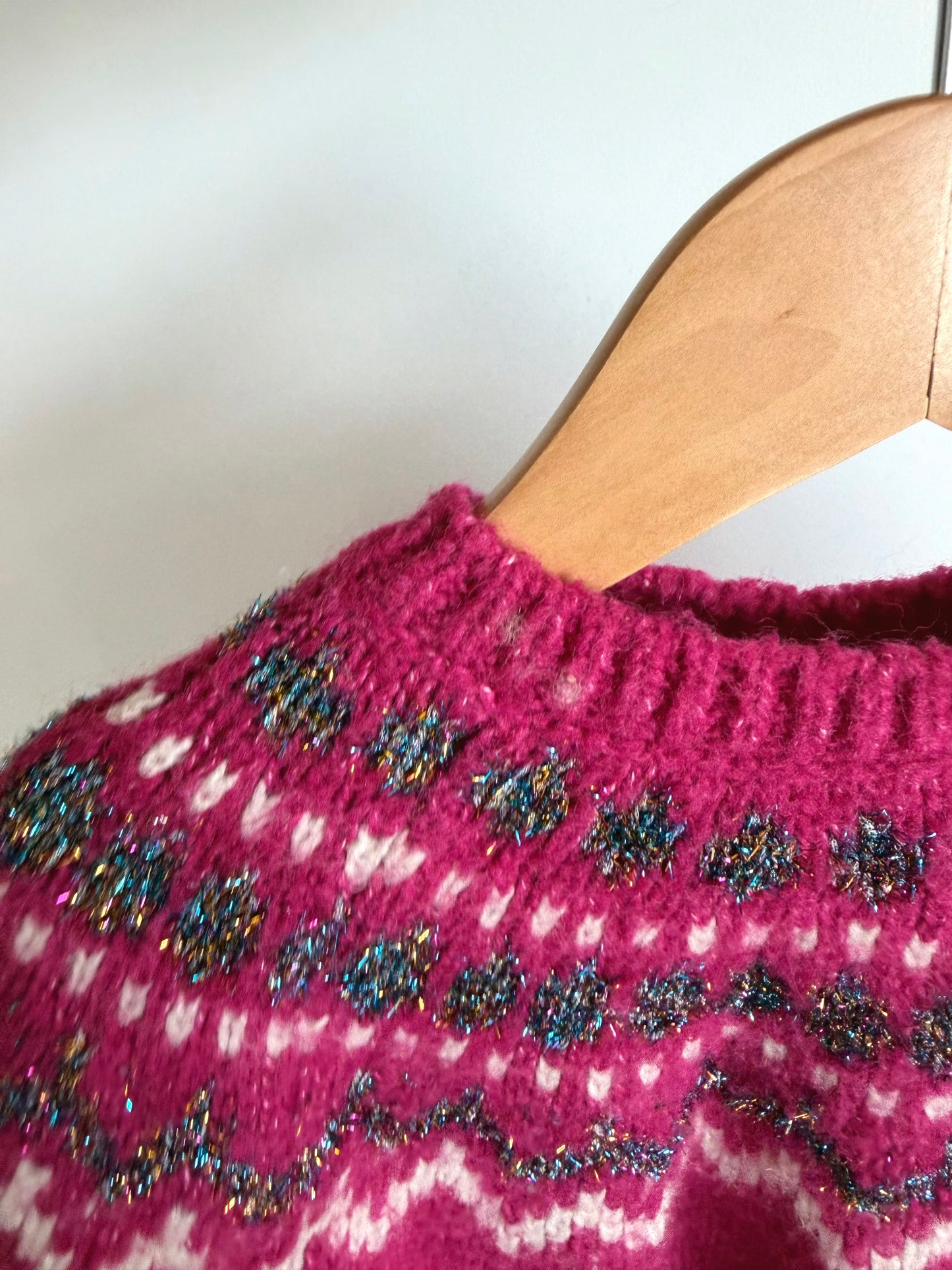 Pink Sparkle Sweater / 3-4T