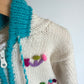 Handmade Wool Flower Sweater / 6 years