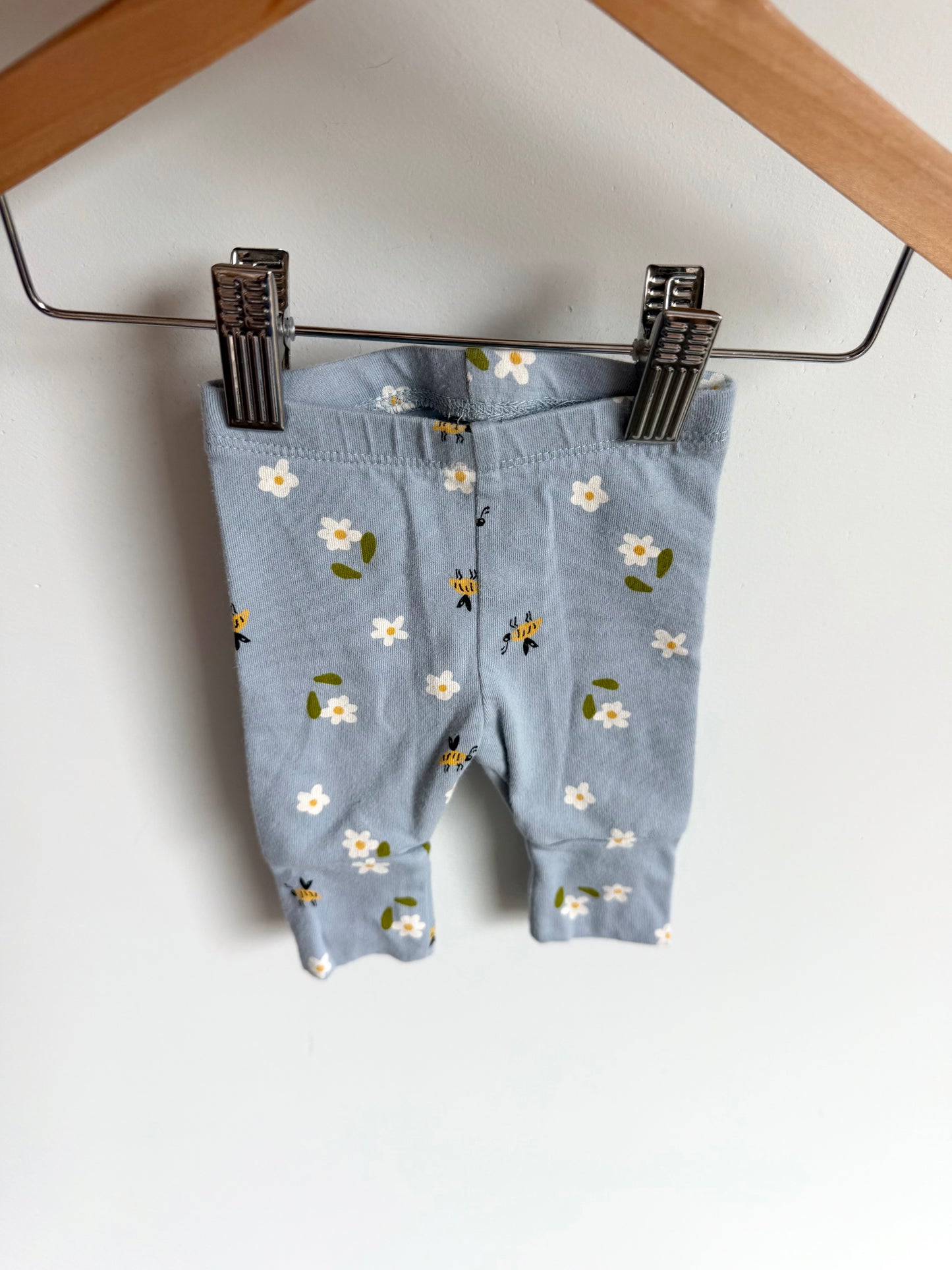 Bee Flower Leggings / 0-3m