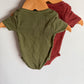 Green, Crimson Bodysuits (2) / 6m