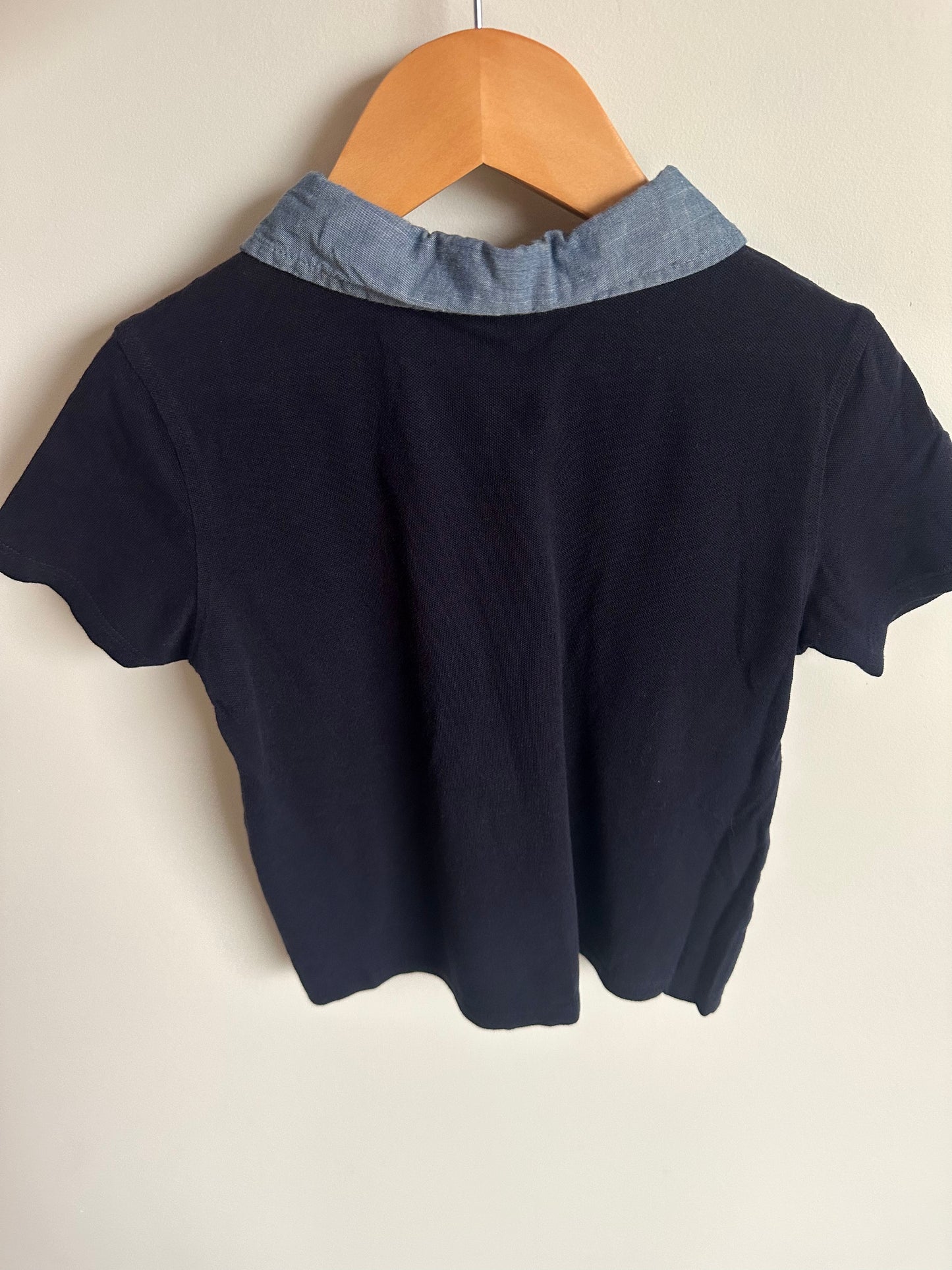 Collared Navy Pocket T-shirt / 5-6 years