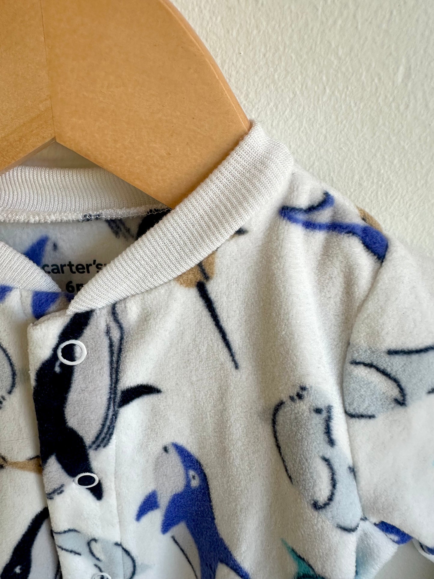 Sea Life Fleece Sleeper / 6m