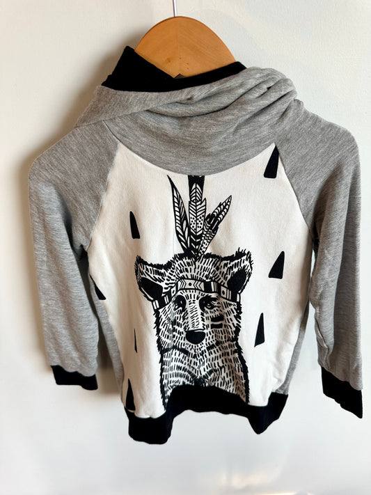 Grey Animal Sweater / 2T