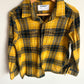 Yellow Plaid Flannel / 5 years