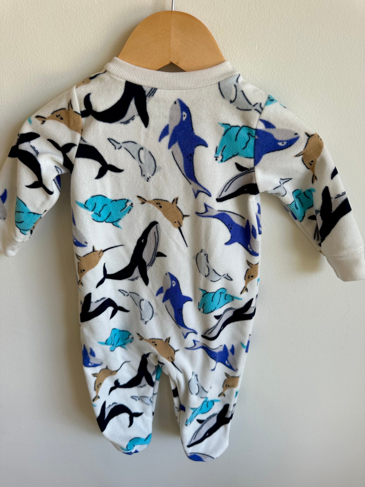 Sea Life Fleece Sleeper / 6m