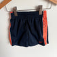 Nike Navy with Orange Stripe Shorts / 18m