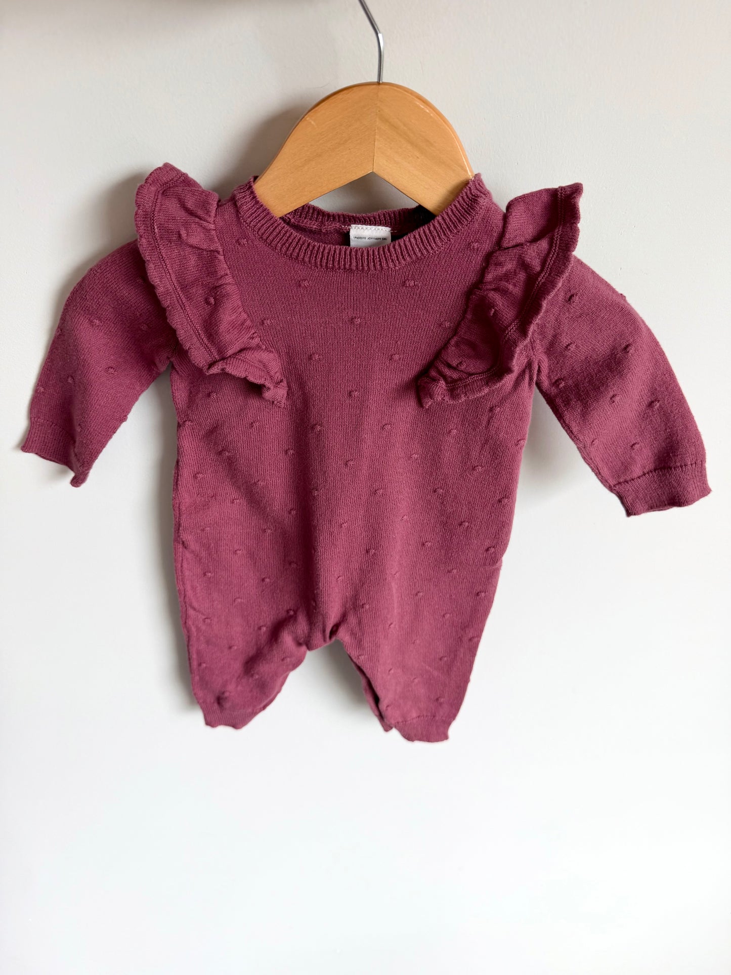 Rouge Dotted Ruffle Jumpsuit / 3m