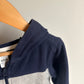 Grey + Navy Hoodie / 6 years