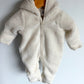 White Bear Hood Bunting Suit / 0-3m