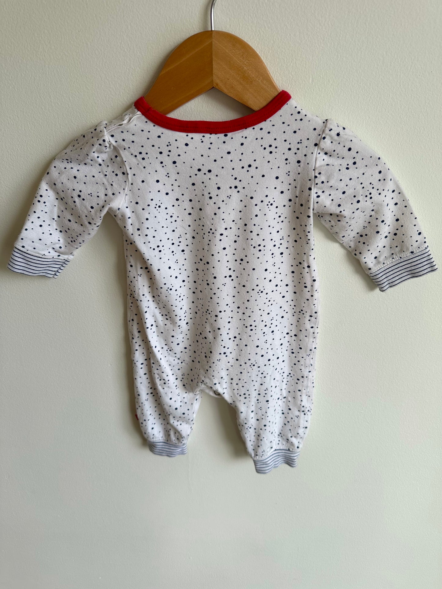 Spotted Jumpsuit with Bow / 3m