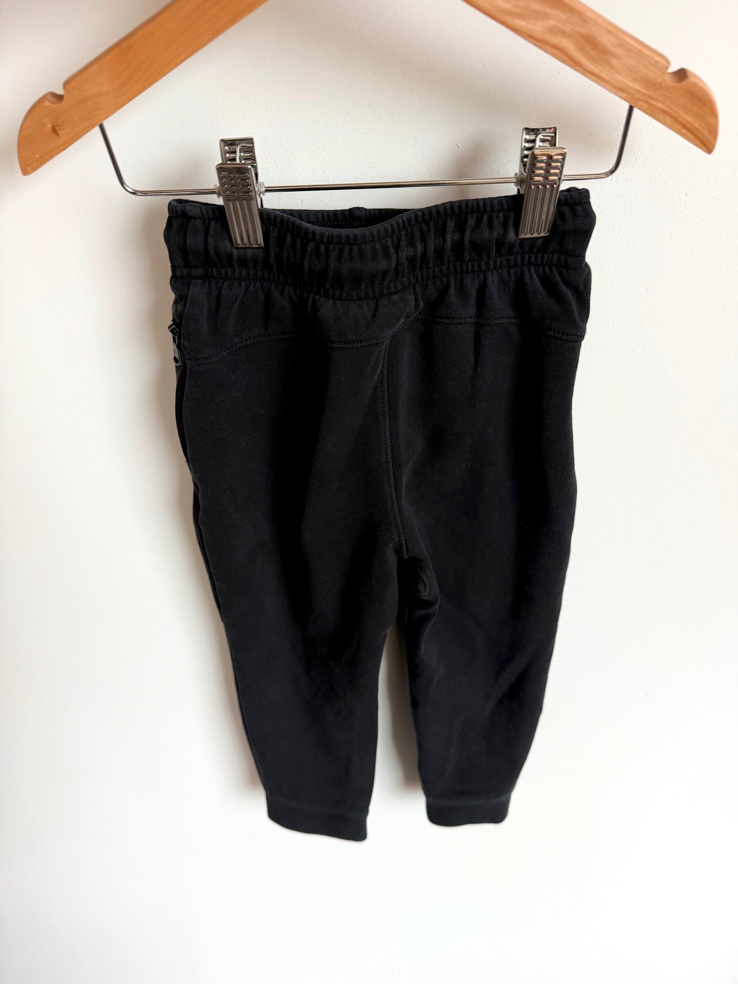 Black Zipper Pocket Pants / 2T