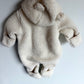 White Bear Hood Bunting Suit / 0-3m