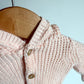 Pink Knit Hood Sweater / 0m