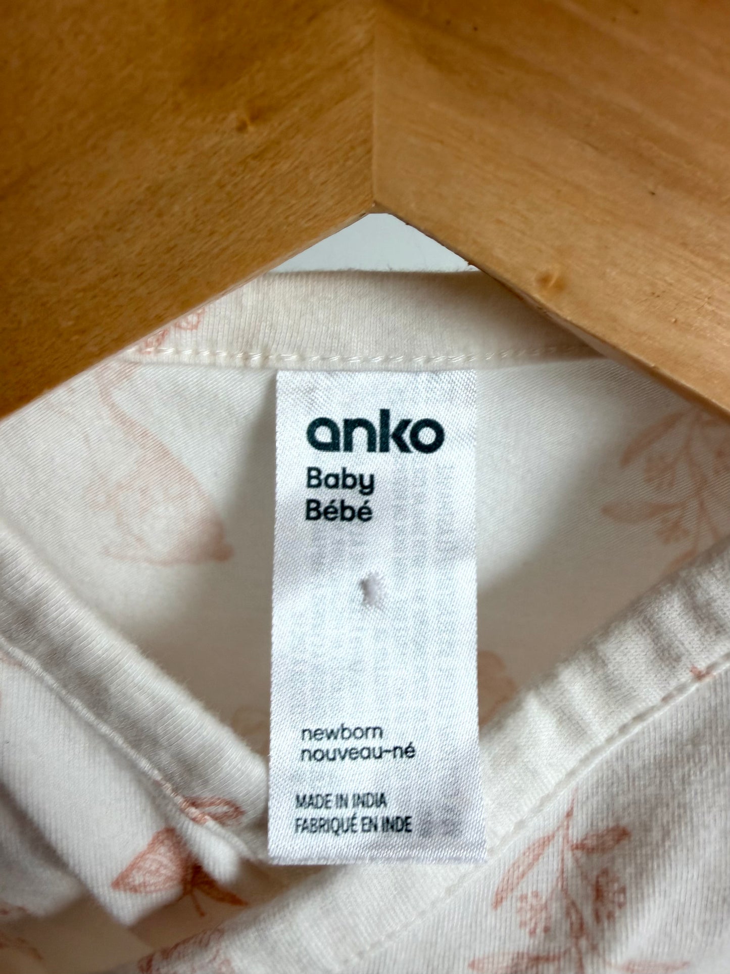Bunny White Wrap Bodysuit / 0m
