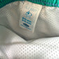Navy Green Shapes Swim Shorts / 6-12m