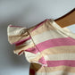 H&M Color Stripe Ruffle Sleeve Shirt / 18-24m