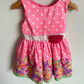 Pink Bright Floral Dress / 4T