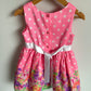 Pink Bright Floral Dress / 4T