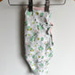 Flower Pink Trim Swaddle / 0-3m
