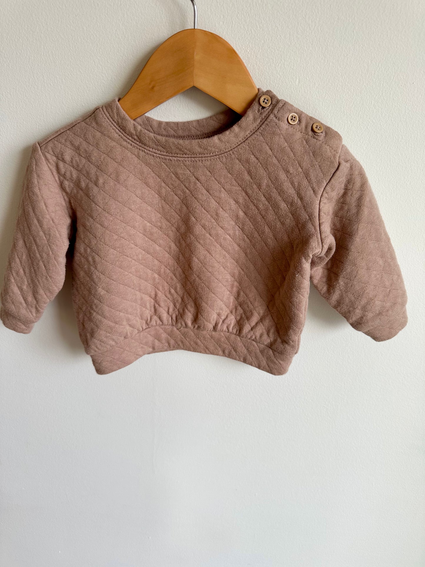 Sweater with Shoulder Buttons / 6-9m