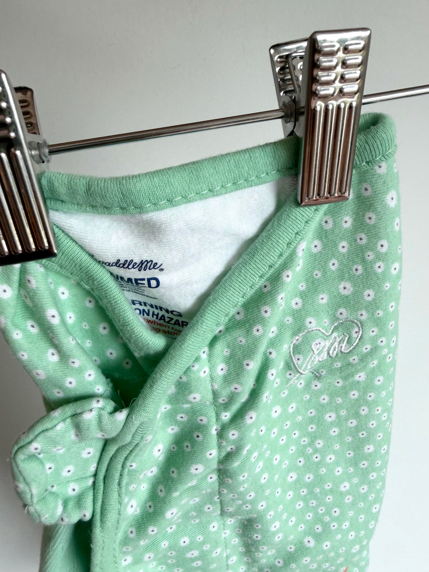 Flower Mint Swaddle / 0-3m