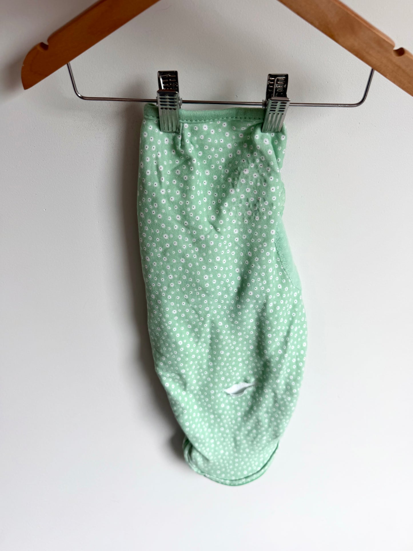 Flower Mint Swaddle / 0-3m