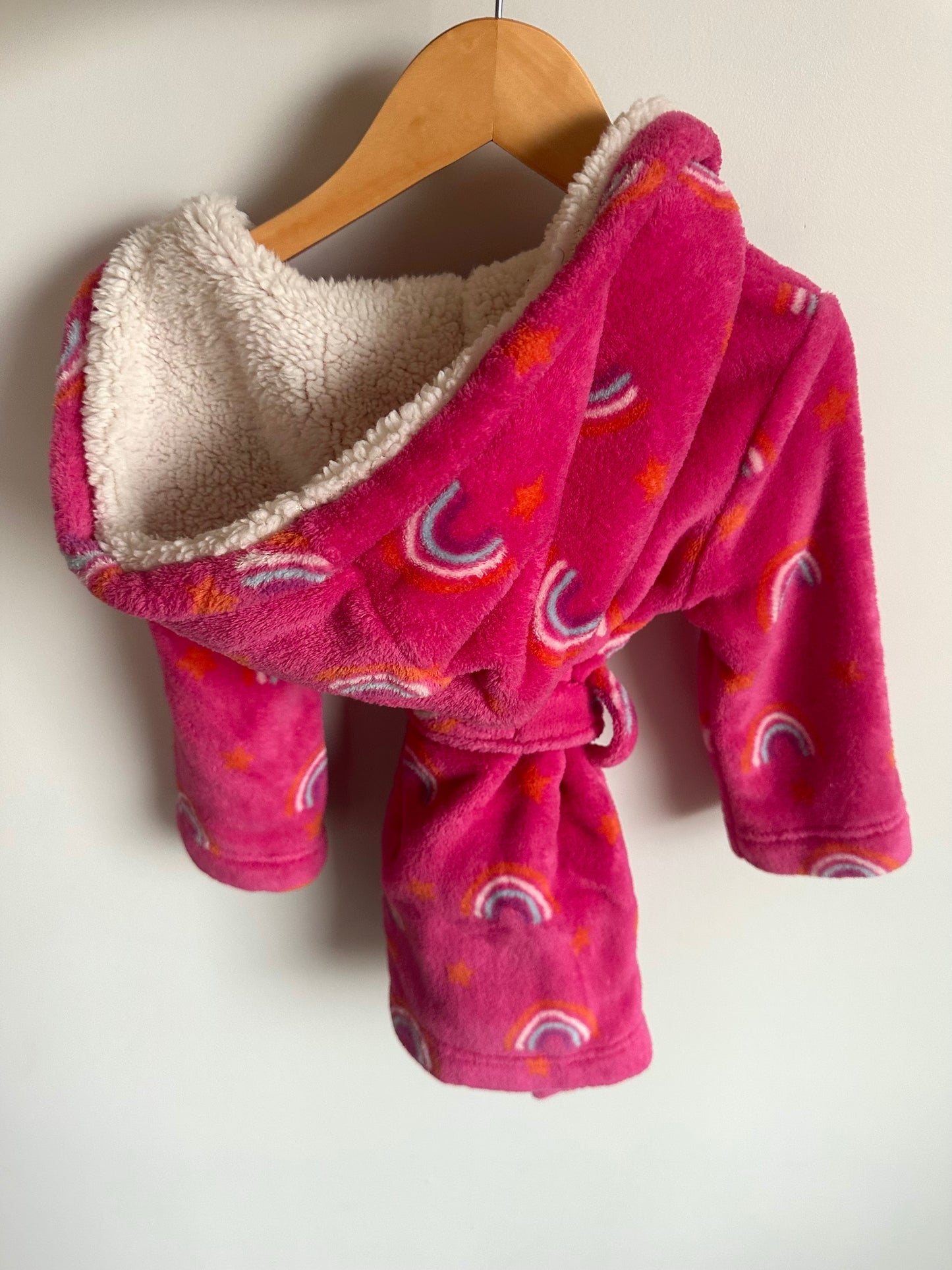 Pink Rainbow Robe / 2-3T