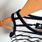 White + Navy Striped Tank Top / 18-24m