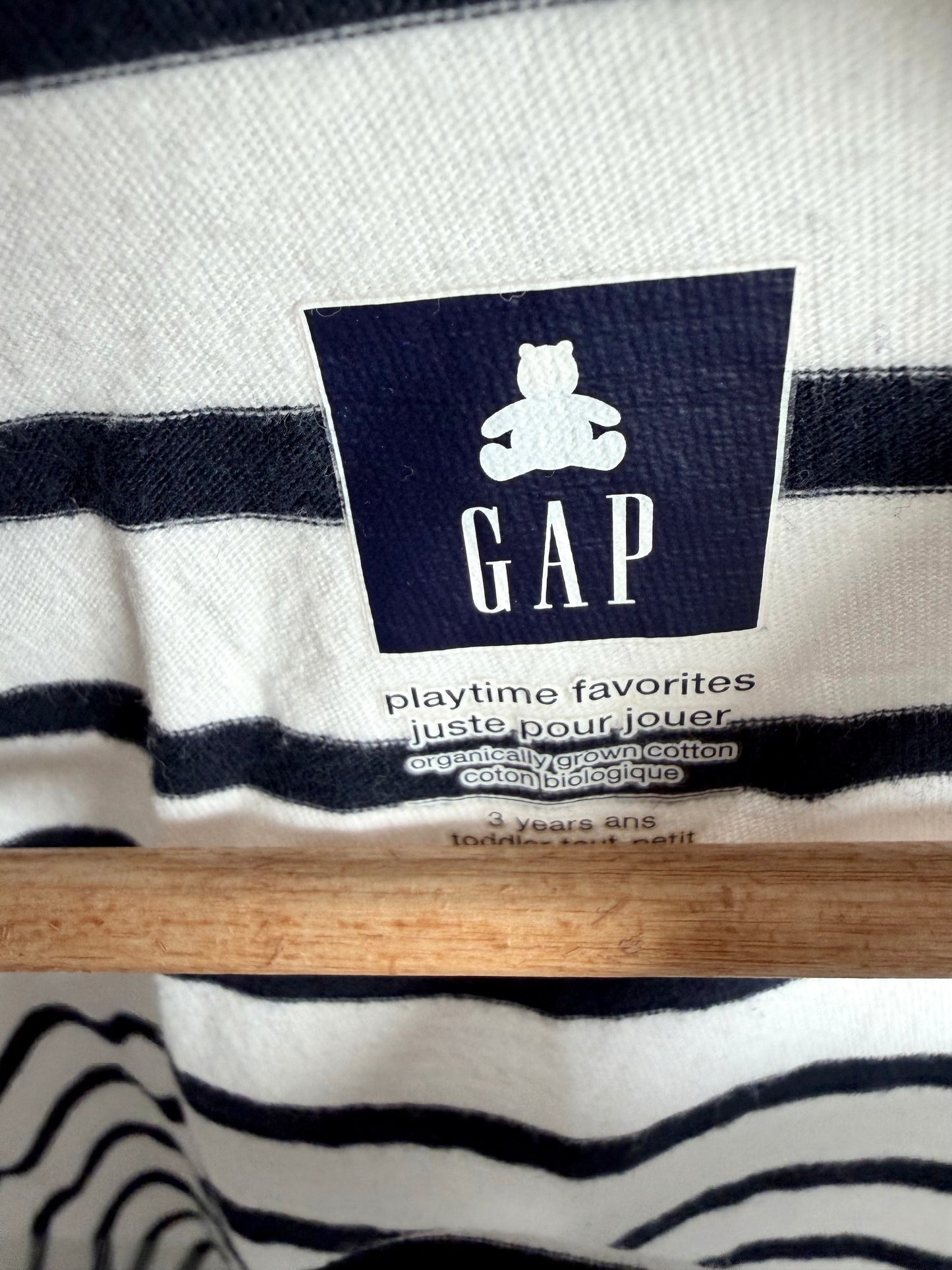 White + Navy Striped Tank Top / 18-24m