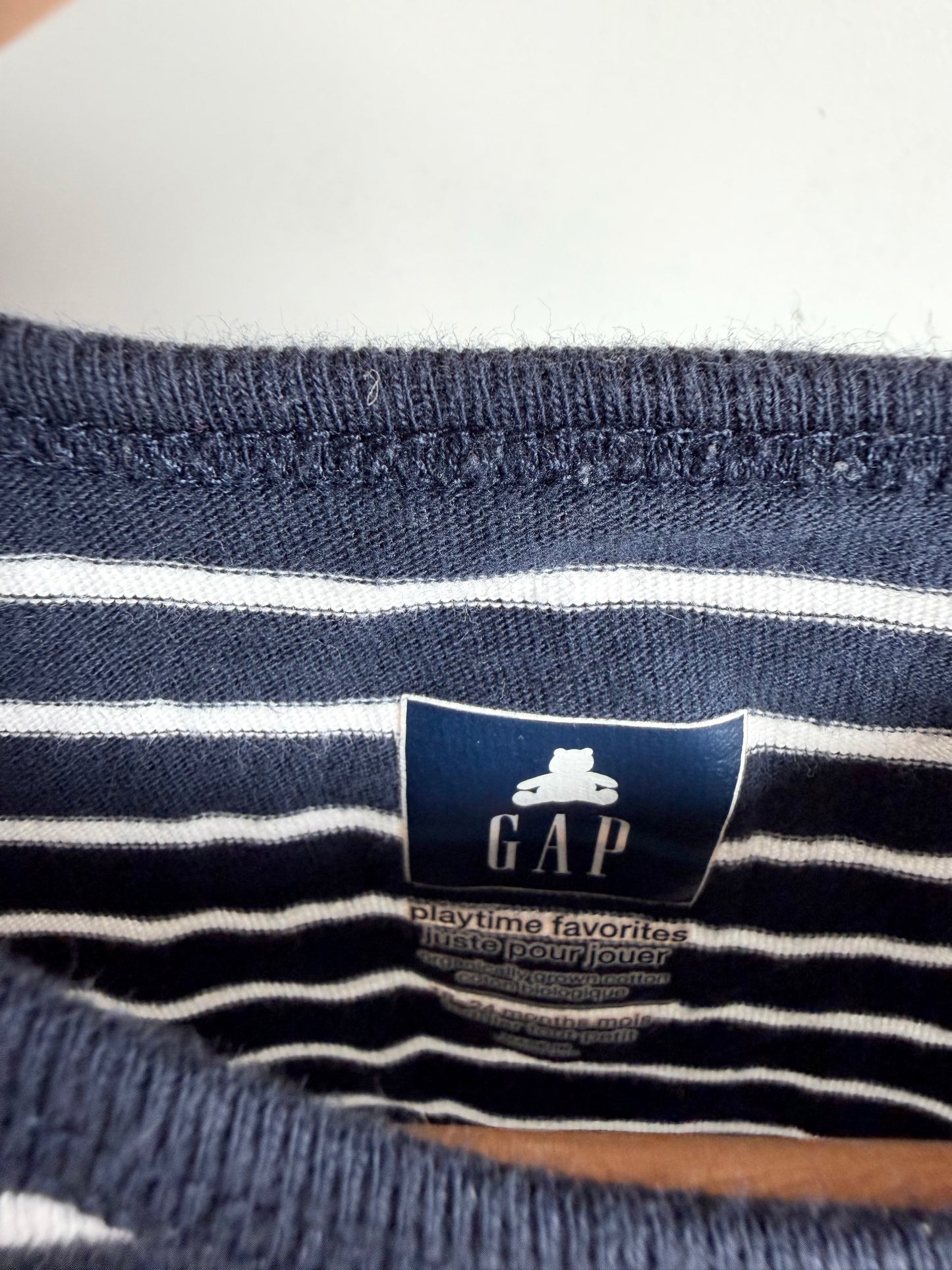 Gap Navy + White Stripe Tank Top / 3T