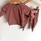 Mebie Baby Rosewood Sweater + Pants / 3-6m