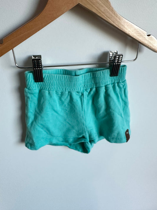 Made In Canada Teal Bamboo Shorts / 3-4T
