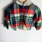 Colored Plaid Hood Top / 18-24m