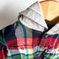 Colored Plaid Hood Top / 18-24m