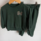 Forest Green Sweatsuit Set / 3T