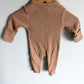 Mebie Baby Ribbed Wheat Footed Sleeper / 0-3m