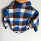 Checkered Button Up Pocket Top / 12m