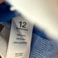 Checkered Button Up Pocket Top / 12m