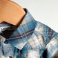 Levi's Blue Plaid Button Up Top / 12m