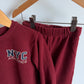 NYC Maroon Sweater + Pants Set / 3T
