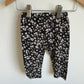 Gap Dark Floral Pants / 6-12m