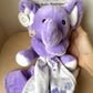 Purple Elephant Lovey Blanket (In Package)