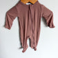 Mebie Baby Bamboo Taupe Sleeper / 0m