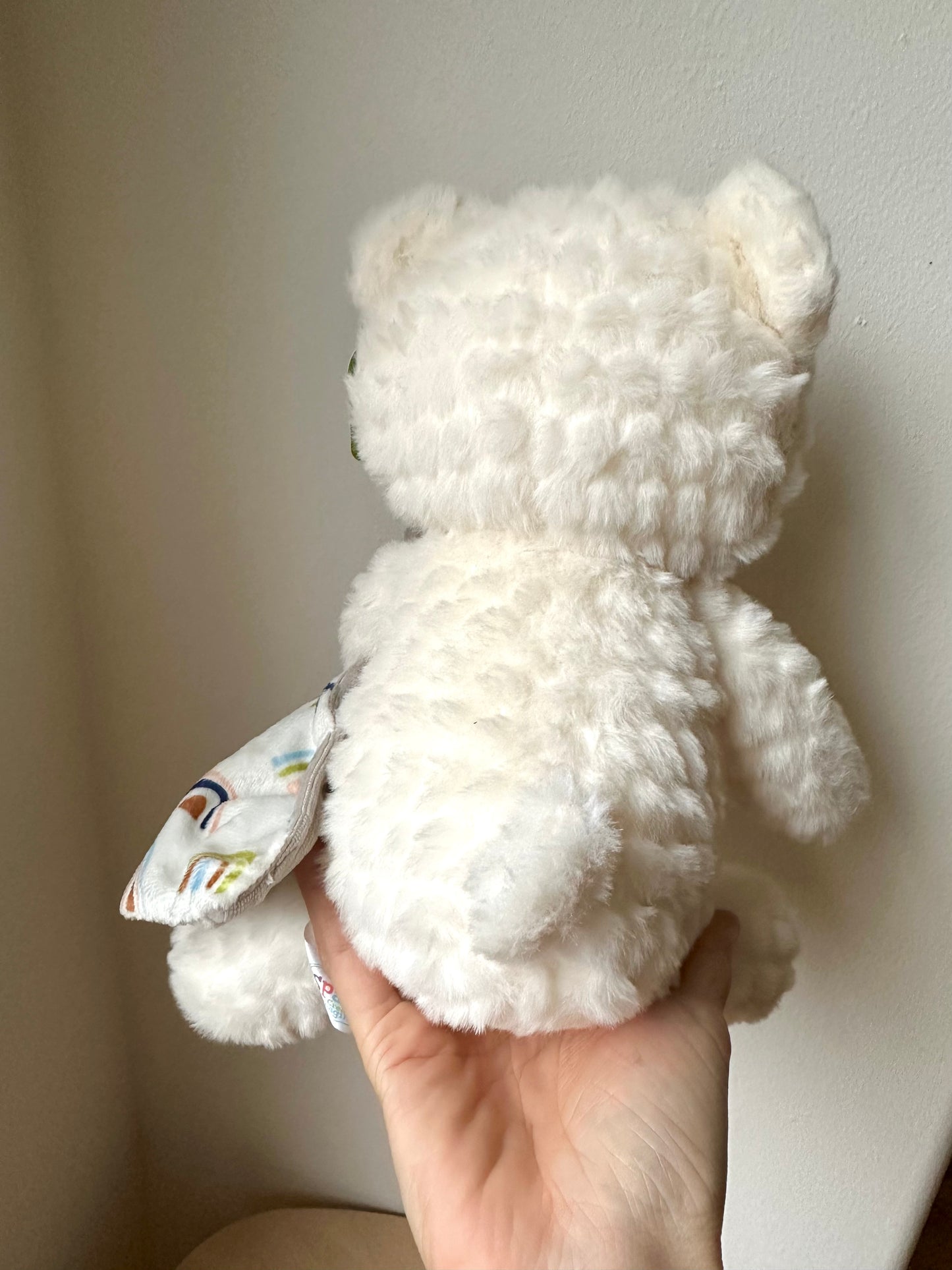 Cream Bear with Blankey (With Tags) (No Shipping)